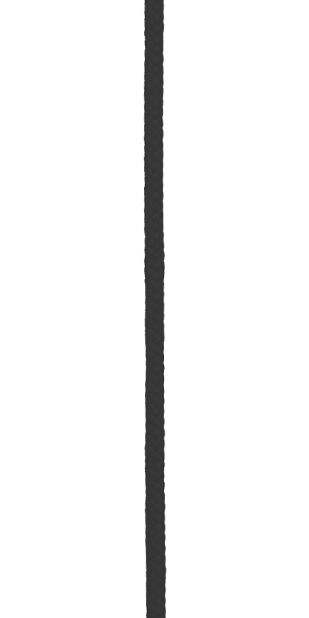 Lana a šňůry z polyesteru - pletené s jádrem - černá / 3 mm