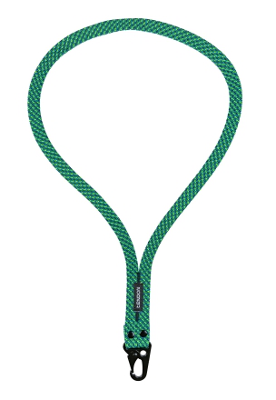 Tendon dlouhá klíčenka z opletu - zelená/modrá